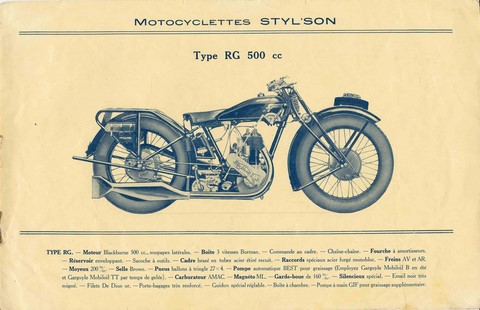 Styl'son RG 500 1929