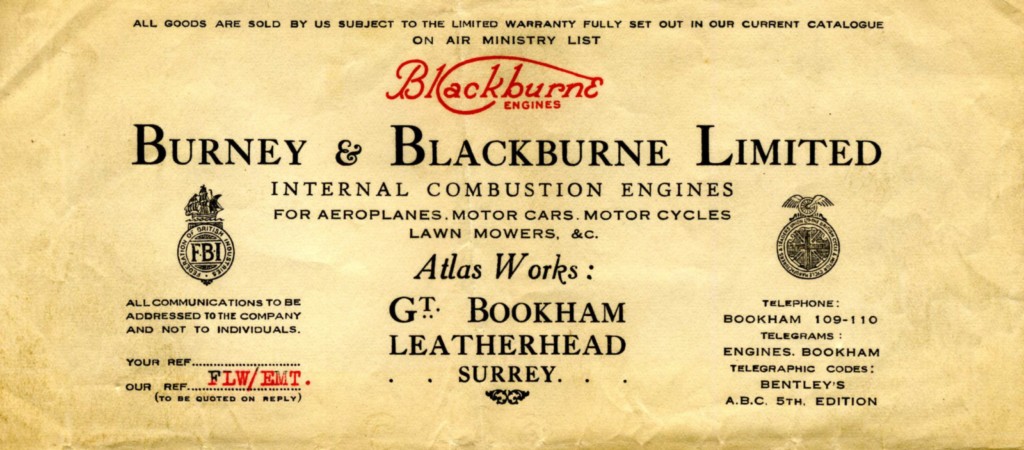 Blackburne Header 1936