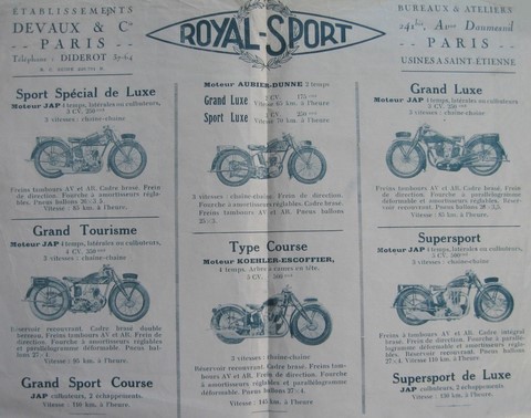 moto royal sport